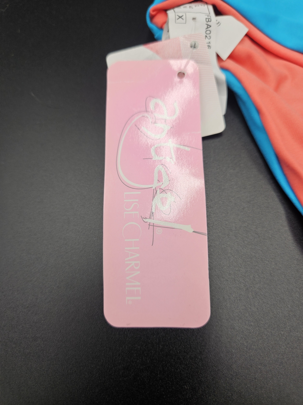 Antigel by Lise Charmel Reversible Bikini Bottom Blue Coral High Waist Med NWT - Picture 2 of 7